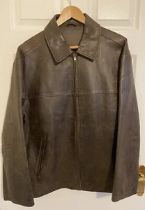 Jaeger Men’s Leather Jacket XL - Picture 1 of 4