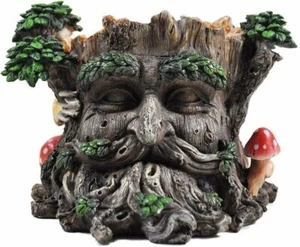 Greenman Face Plant Pot Holder Tree Ent Face Decorative Woodland Planter (39689) - Picture 1 of 6