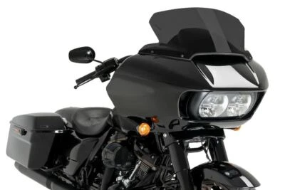 Pantalla Puig Dark Smoke Tour Harley Davidson CVO Road Glide personalizada FLTRXSE 12-18 Foto 1 de 4