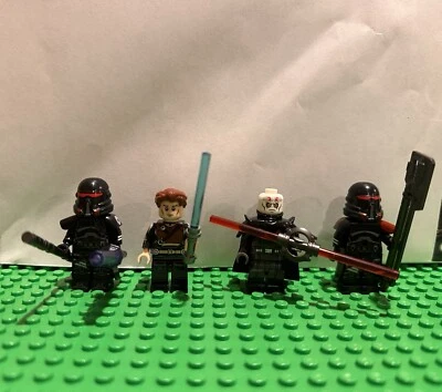 CUSTOM lego Star Wars Cal Kestis, Inquisitor, &  Purge Troops Jedi Fallen Order - Image 1 of 3