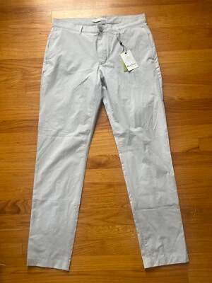 Pantalones Robert Graham Ajuste Perfecto Cemento Talla 32 Rendimiento Golf $168 - Nuevos con Etiquetas Foto 1 de 4