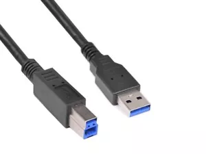 10ft SuperSpeed USB 3.0 Type A to B Male Cable for Cameras/Printers/Scanners - Picture 1 of 3