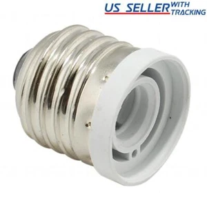 (12-Pack) Light Bulb Socket Adapter Medium Base E26 to Candelabra E12 Reducer - Picture 1 of 1
