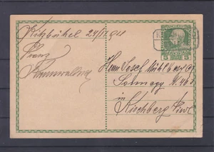 Sello de caja de estación Kitzbühel en cosas completas mapa funcionado 24.11.1911 - Imagen 1 de 2