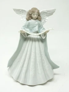 Lladro Engel mit Rollbaumspitze 7" große Figur mit Originalkarton 05875 - Bild 1 von 6
