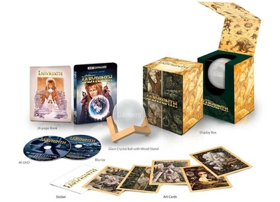 Labyrinth (Limited Edition Crystal Ball 4K Ultra HD Blu Ray Box Set) *SEALED* - Image 1 of 4