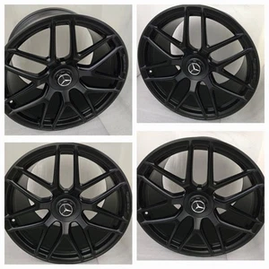 Original 21" Mercedes AMG 4 Door GT53 GT43 GT63 S OEM Wheels Black Rims $3185obo - Picture 1 of 8