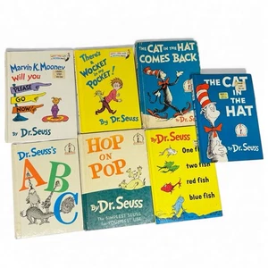 lot of 7 Vintage Dr. Seuss Books , good condition - Picture 1 of 9