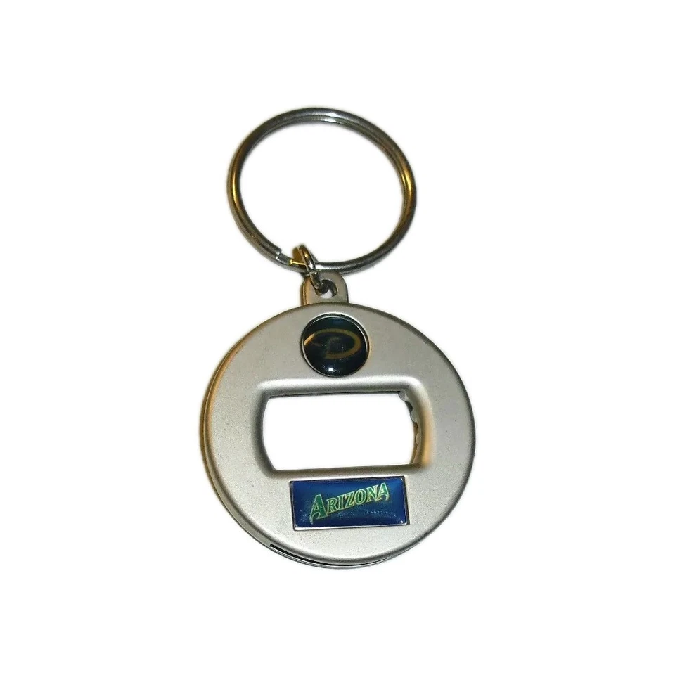 Arizona Diamondbacks Metal Bottle Opener Keychain Key Ring New Mlb - Image 1 of 2