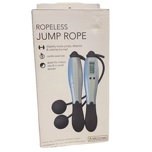 Digital Ropeless Jump Rope with Counter – Tracks Jumps, Calories, Distance – NEW - Picture 1 of 2