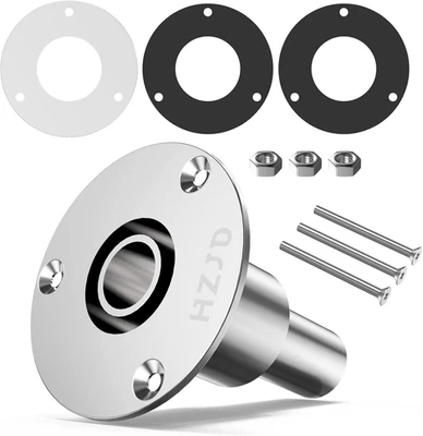 Thru Hull Exhaust Skin, 24Mm Stainless Steel 316, for Diesel Parking Heaters