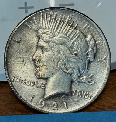 Key Date 1921 U.S. Silver Peace Dollar - Image 1 of 4