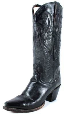 Botas de montar DAN POST de cuero negro 'MARIA WESTERN' 6,5 Foto 1 de 4