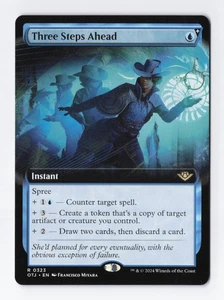 Three Steps Ahead Extended Art Regular Rare Thunder Junction MTG Card NM - Picture 1 of 3