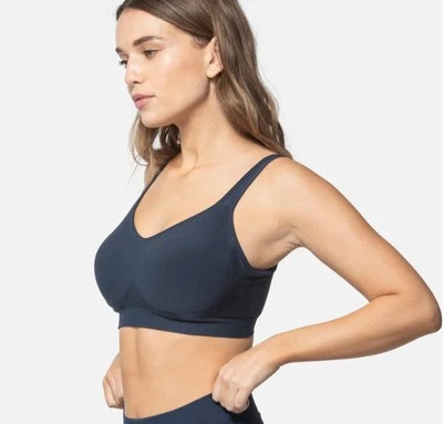 New UNDEROUTFIT Comfort Bra #459 Navy Size 2X-Large Adjustable Straps 2X - Image 1 of 4