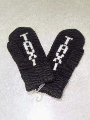 Kate Spade Mitones Negro Tejido TAXI Mujer Talla Única E2617 Nuevo Foto 1 de 4