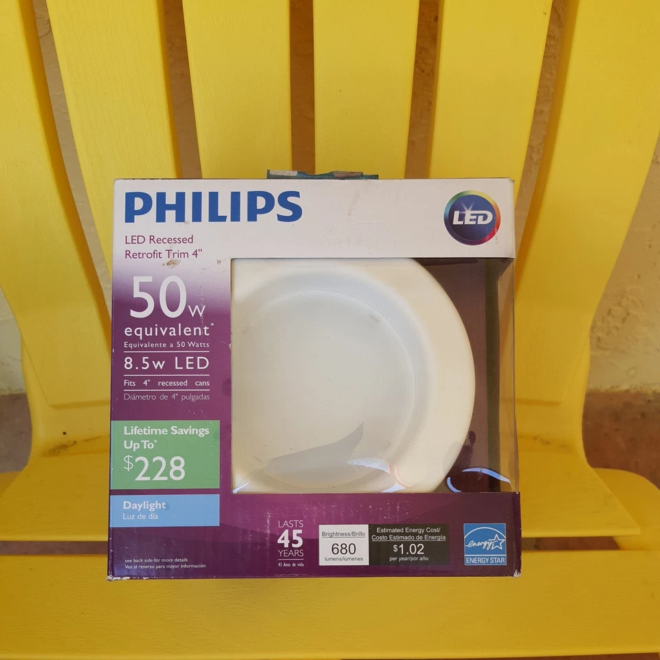 Phillips 4 in. Retrofit Trim Recessed Downlight Dimmable LED - Image 1 of 1
