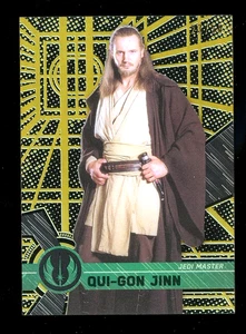 QUI-GON JINN 2015 Topps Star Wars High Tek GOLD Parallel SP /50 - Picture 1 of 1