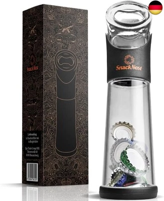 SnackNest Flaschenöffner mit Auffangbehälter ? Müheloses Öffnen von Bier- &  - Bild 1 von 4