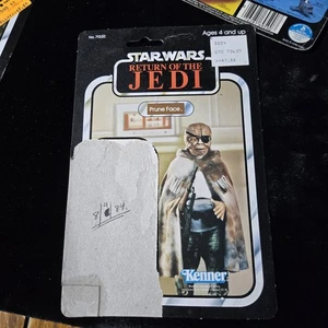 Kenner Star Wars ROTJ Return of the Jedi 77 Back 1983 cara de poda SOLO TARJETA - Imagen 1 de 3