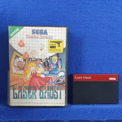 Master System LASER GHOST (NI) Boxed RARE Version PAL REGION FREE - Image 1 of 4