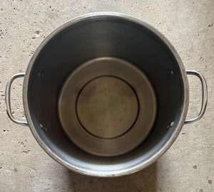 Vtg Heavy Duty Alum Stock Pot With Lid PREOWNED Used For Canning Only - Picture 1 of 8