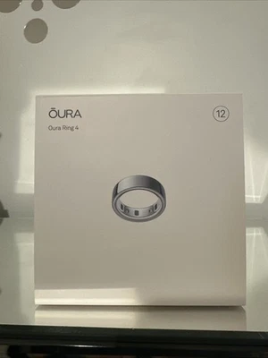 Oura Smart Ring 4 Size 12 Silver Activity Tracker 4th Gen Free Shipping 🚛🚚🚛 - Image 1 of 2