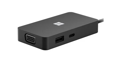 Microsoft USB-C Travel Hub Docking Station 4K Black USB Graphics Adapter  - Image 1 of 4