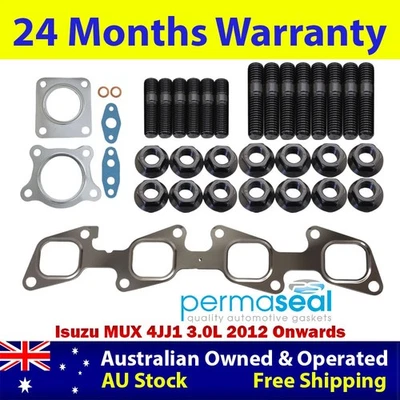 Kit de pernos y juntas de colector de escape y turbo Permaseal para Isuzu MUX 4JJ1 3,0 L Foto 1 de 4
