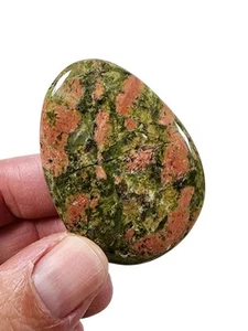 Unakite Polished Smooth Stone Brazil 24.1 grams - Picture 1 of 2