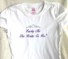 Ladies Bride Cotton T-shirt, Gift 4 Engagement Bridal Party,Wedding,Bachelorette