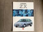 Citroen ZX 35-page glossy sales brochure - Feb 1995