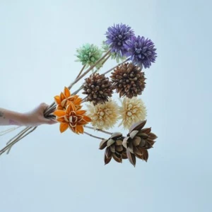 Preserved Magnolia Flower Dried Flowers Home Wedding Bouquet Decor - Picture 1 of 13