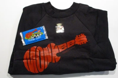 Monkees Sweatshirt Long Sleeve Rock express 1986 Medium Never Worn + CARDS - Image 1 of 4