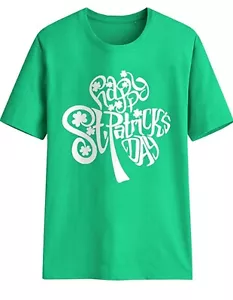 St. Patrick's Day Shirt Womens Size Small Short Sleeve Crew Neck Color Green - Picture 1 of 5