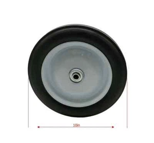 Buje de banda de rodadura de rueda de acero para cortacésped de 10" x 1,75" - Imagen 1 de 2