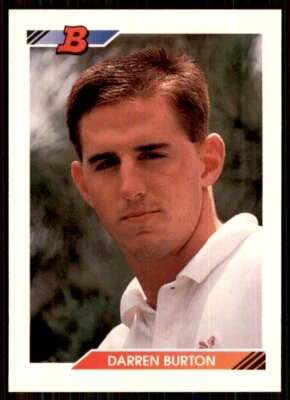 1992 Bowman Darren Burton RC Kansas City Royals #424 - Image 1 of 2