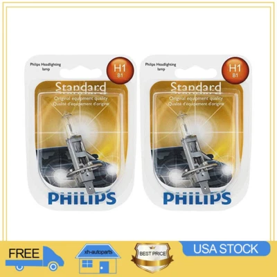2x Lâmpada de Farol Philips Para 2003 2004 2005 Mazda 6 Feixe Alto + Feixe Baixo - Imagem 1 de 2