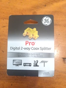 GE Pro Digital 2-way Coax Splitter 5-2500 MHz Coaxial Cable 33526 NEW in BOX NIB - Picture 1 of 3