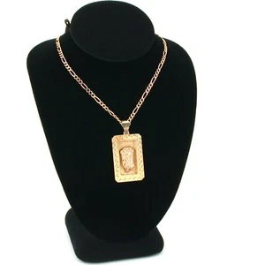 Black Velvet Necklace Bust Jewelry Display Small 6 1/4" - Picture 1 of 2