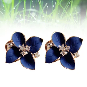 Pendientes Azul Real Chic para Mujer Pequeños Lindos Declaración - Imagen 1 de 11