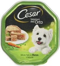 BOCCONCINI CANE CESAR CIBO UMIDO PER CANI PICCOLA TAGLIA MANZO E VERDURINE...