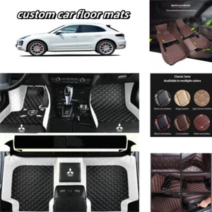 For Mitsubishi All Models Car Floor Mats Luxury Custom Waterproof Carpets Liners - Imagen 1 de 35
