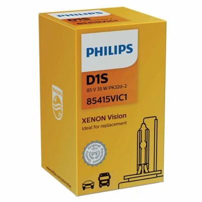 Philips D1S Vision HID Xenon Upgrade Gas Bulb 85415VIC1 Single - Image 1 of 2
