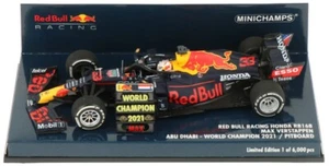Minichamps Red Bull RB16B #33 Winner Abu Dhabi 2021 - Max Verstappen 1/43 Scale - Picture 1 of 4