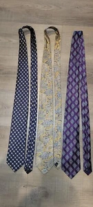 Joseph A Banks men's 100% silk neckties (lot of 3) - Bild 1 von 2