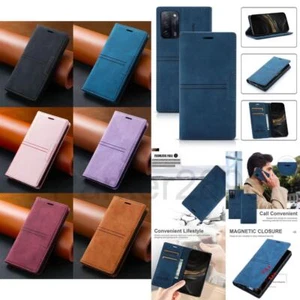 For Motorola Moto E7 G9 G8 G EDGE Power Plus Play Leather Wallet Flip Card Case - Picture 1 of 30