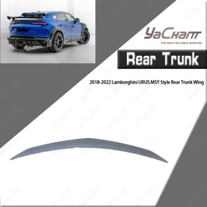 Dry Carbon Rear Spolier URUS MSY Style Rear Trunk Wing For Lamborghini 2018-2022 - Picture 1 of 24