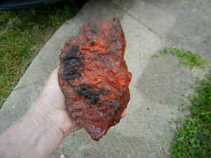 Red Jasper Rough Rock For Cabbing / Display From Chile 2 lbs 5.00 oz - Picture 1 of 6