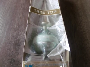 COLLECTIBLE HAND PAINTED IN BAVARIA GLASS TREE TOPPER 11 INCH TALL - Picture 1 of 2